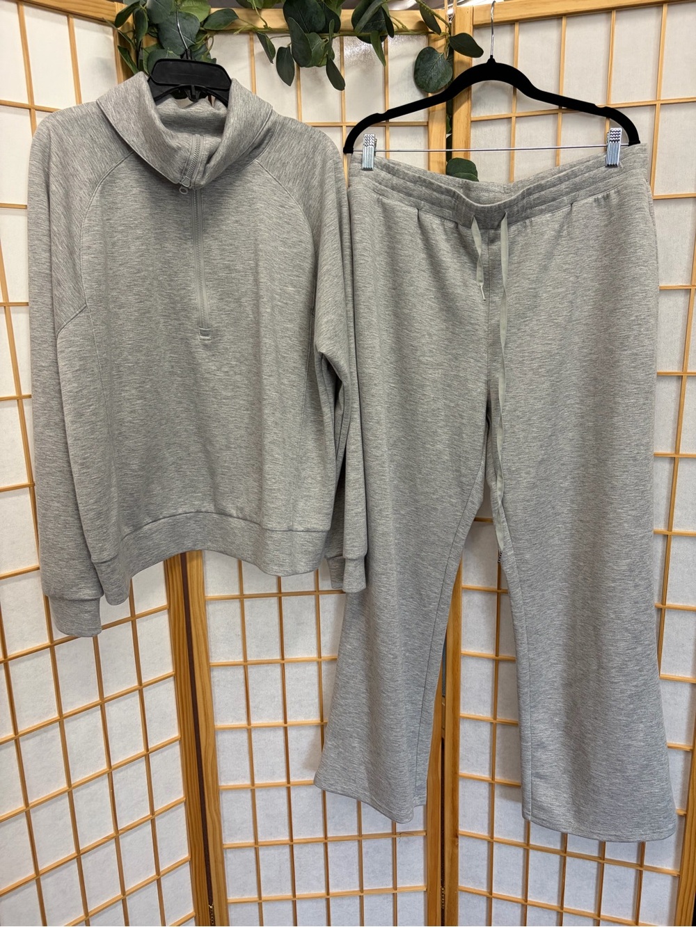 Light Gray Cozy Pullover & Sweatpants Set